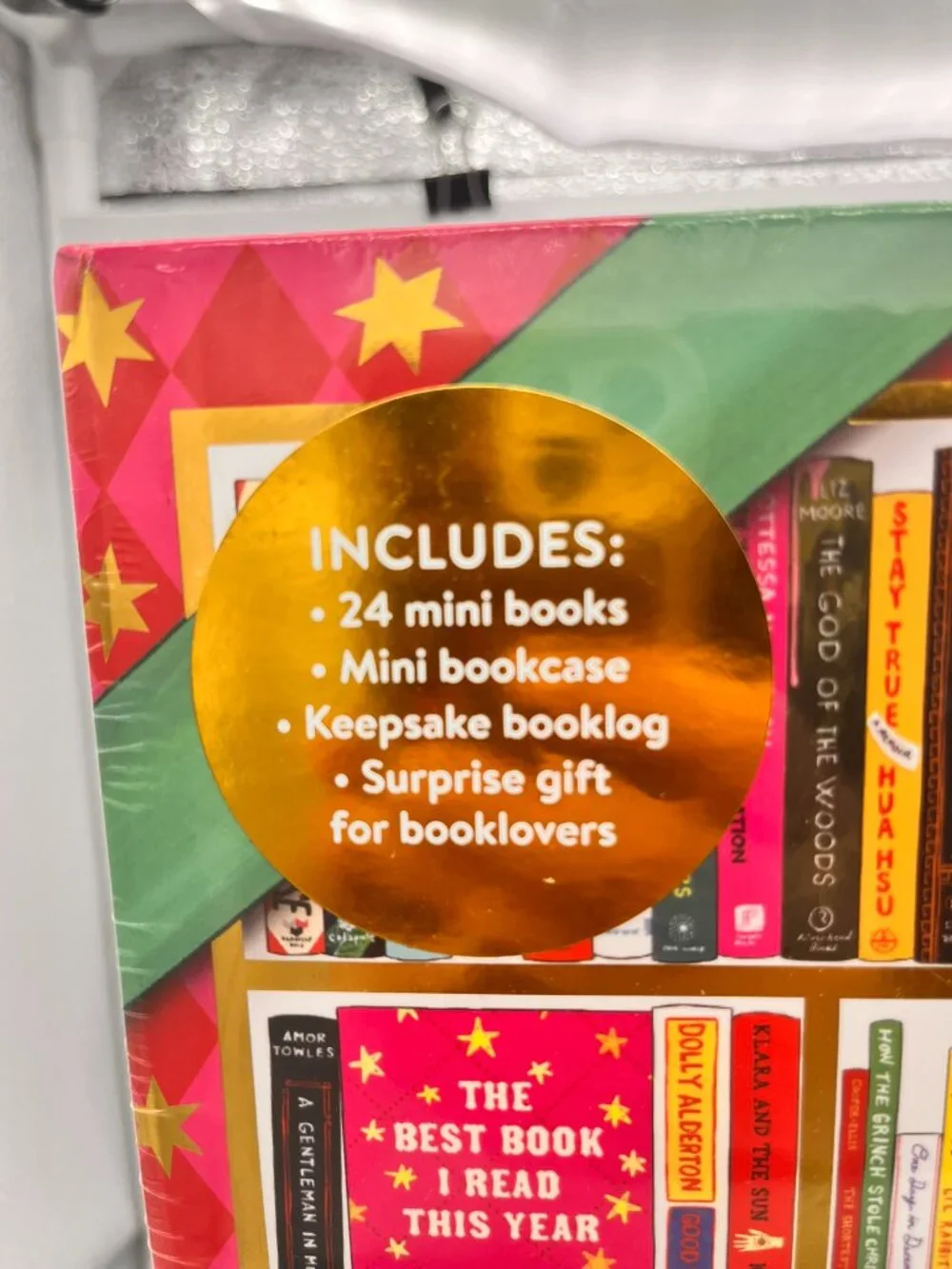 Bibliophile Advent Calendar for Booklovers Box Set 24 Mini Books Gift